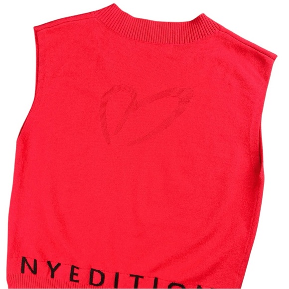 Master Bunny Women’s Knit Sweater Vest Golf Wear V-Neck W/Logo Embroidery  Large - Picture 7 of 7